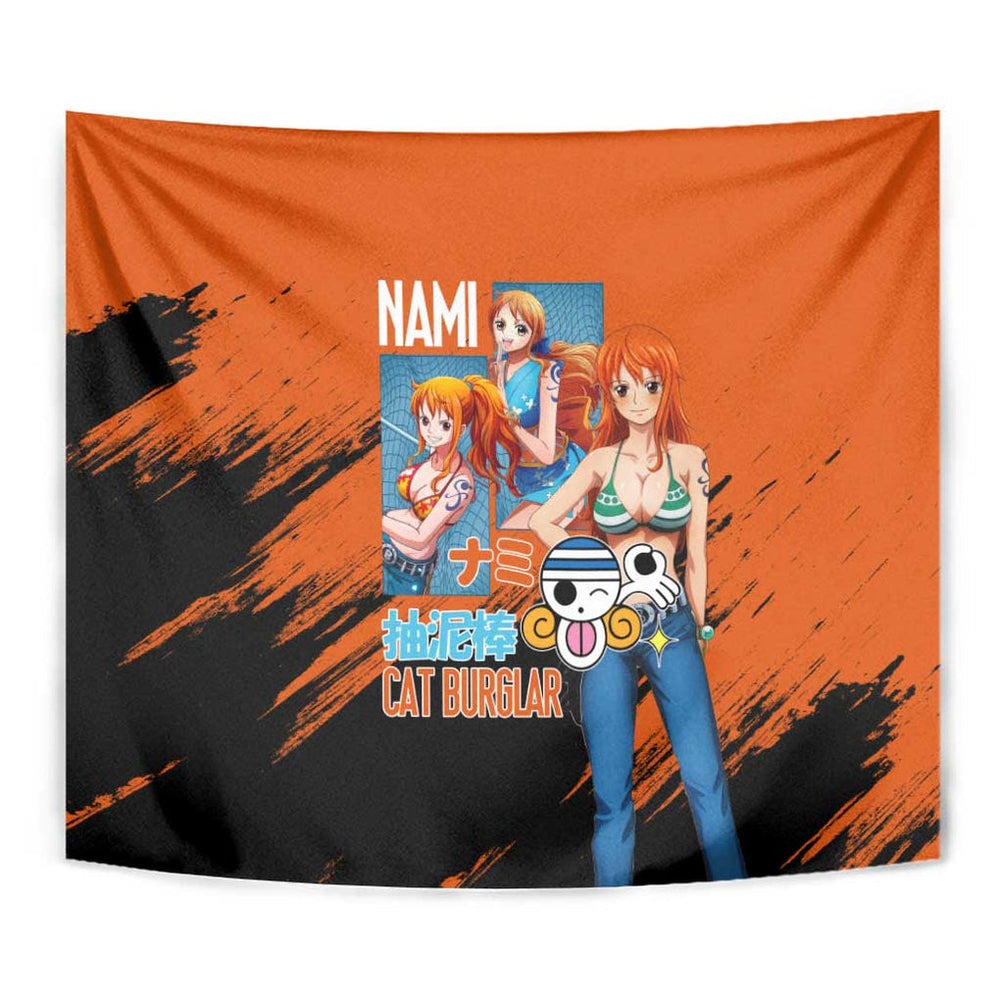 Nami V2 One Piece Tapestry Anime Style TS04 Nami V2 One Piece Tapestry Anime Style TS04