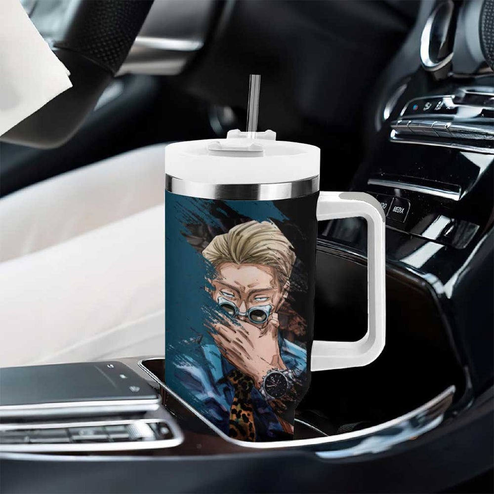 Nanami Kento - Jujutsu Kaisen Tumbler With Handle Anime Mix Manga Style TS04 Nanami Kento - Jujutsu Kaisen Tumbler With Handle Anime Mix Manga Style TS04