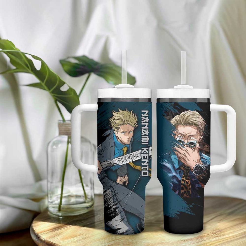 Nanami Kento - Jujutsu Kaisen Tumbler With Handle Anime Mix Manga Style TS04 Nanami Kento - Jujutsu Kaisen Tumbler With Handle Anime Mix Manga Style TS04