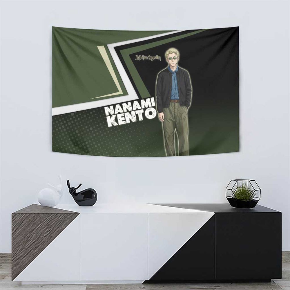 Nanami Kento Tapestry Jujutsu Kaisen Business Casual Aesthetic TS04 Nanami Kento Tapestry Jujutsu Kaisen Business Casual Aesthetic TS04