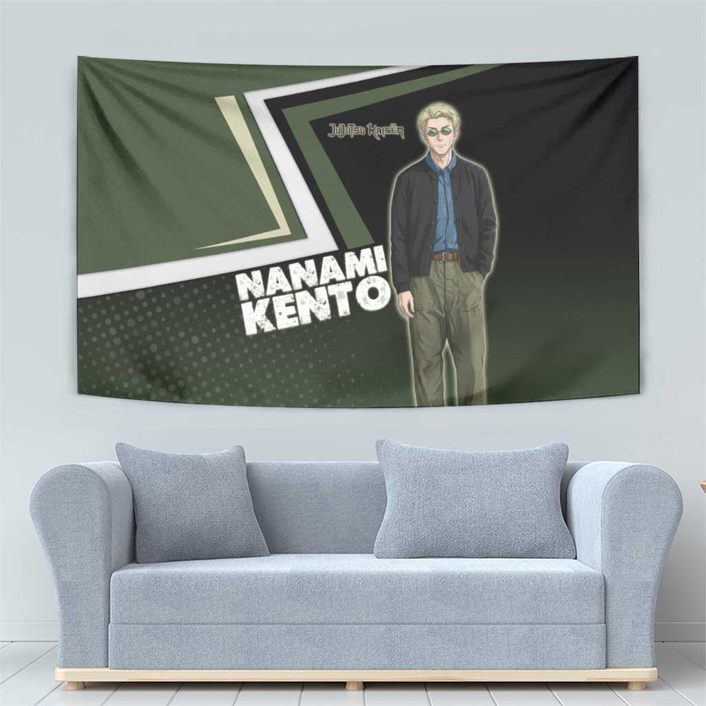 Nanami Kento Tapestry Jujutsu Kaisen Business Casual Aesthetic TS04 Nanami Kento Tapestry Jujutsu Kaisen Business Casual Aesthetic TS04