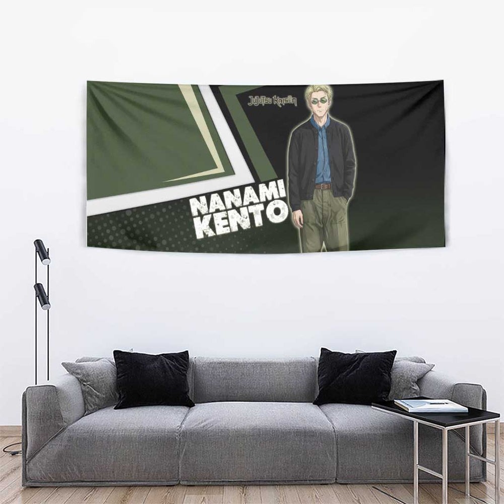 Nanami Kento Tapestry Jujutsu Kaisen Business Casual Aesthetic TS04 Nanami Kento Tapestry Jujutsu Kaisen Business Casual Aesthetic TS04