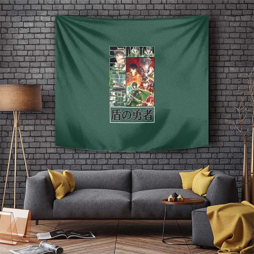 Naofumi Iwatani The Rising of the Shield Hero Tapestry Anime Style TS04 Naofumi Iwatani The Rising of the Shield Hero Tapestry Anime Style TS04