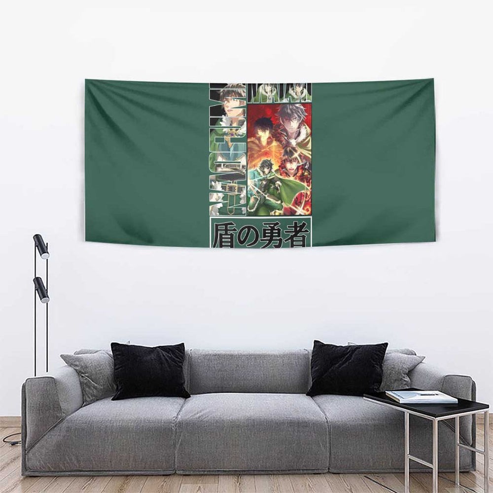 Naofumi Iwatani The Rising of the Shield Hero Tapestry Anime Style TS04 Naofumi Iwatani The Rising of the Shield Hero Tapestry Anime Style TS04
