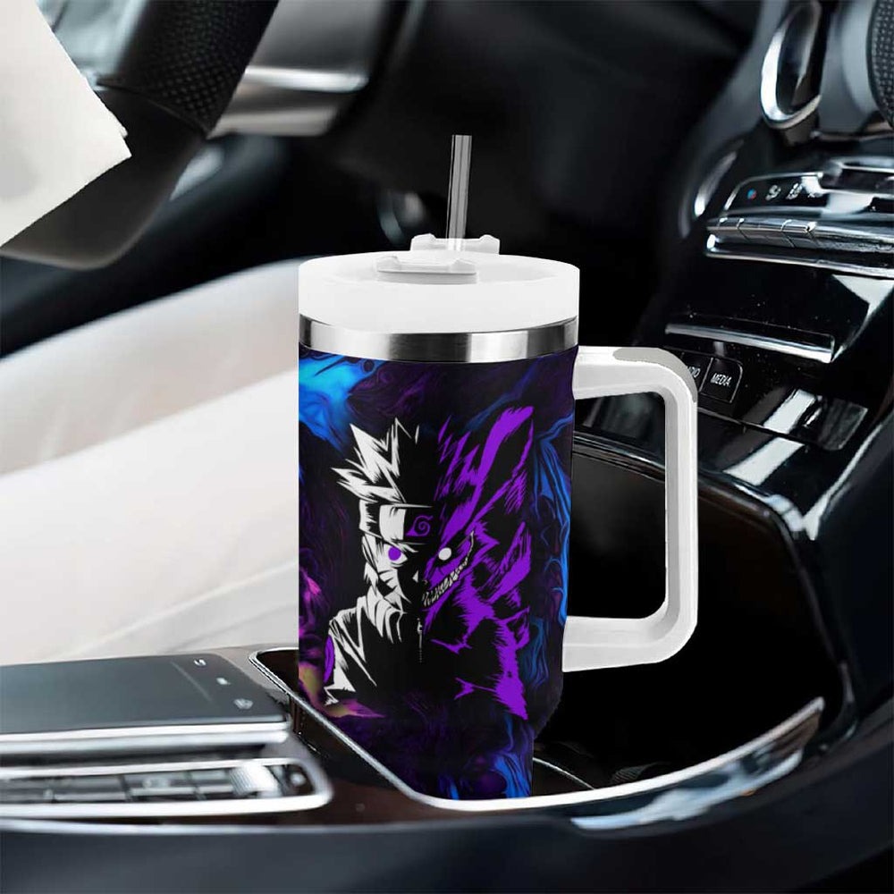 Naruto Awakened Beast Tumbler With Handle Anime Style TS04 Naruto Awakened Beast Tumbler With Handle Anime Style TS04