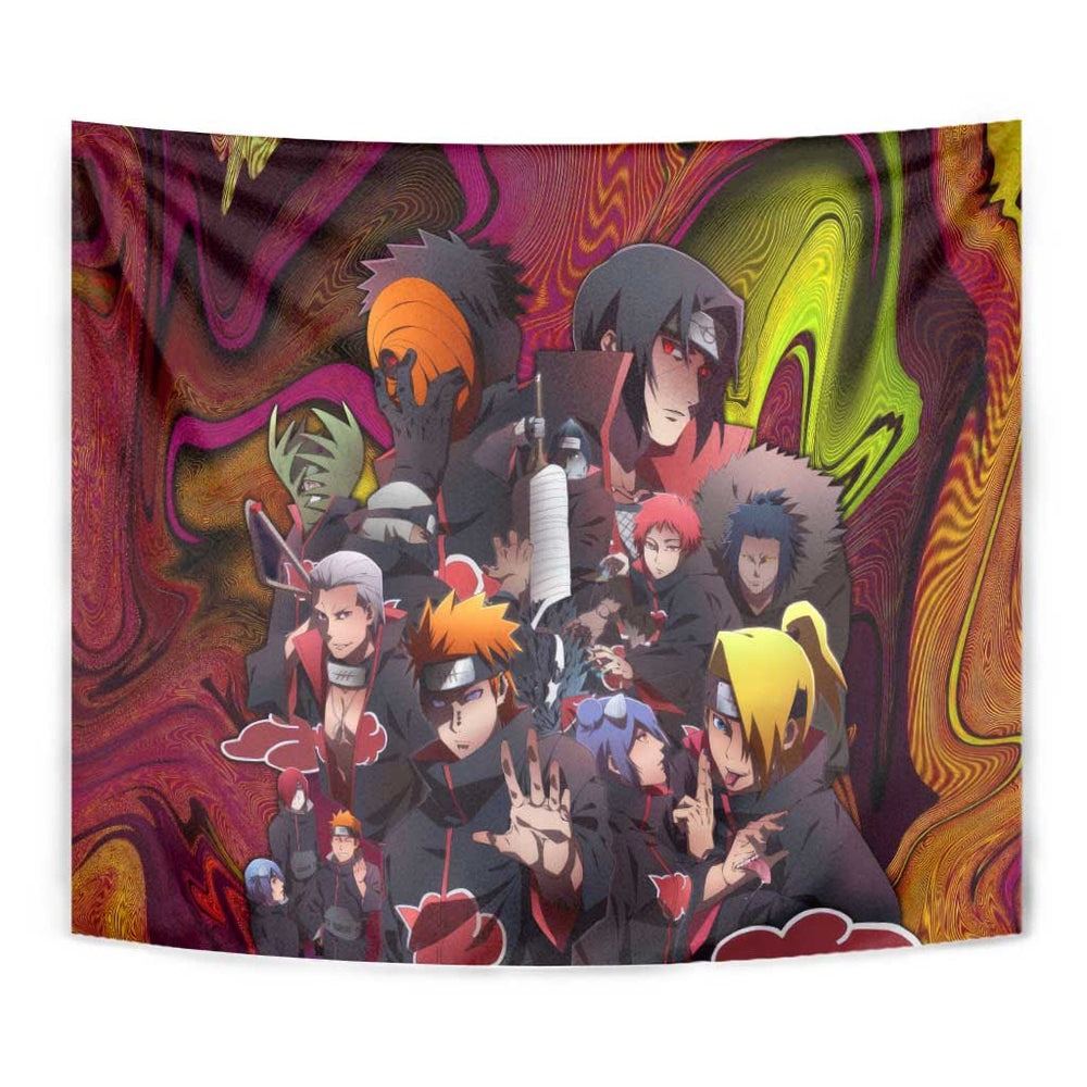 Naruto Neon Bond Akatsuki Tumbler With Handle Anime Mix Trippy Style TS04 Naruto Neon Bond Akatsuki Tumbler With Handle Anime Mix Trippy Style TS04