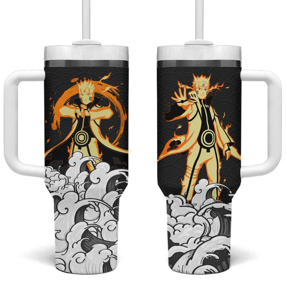 Naruto Uzumaki Bijuu Japanese Kanagawa - Naruto Tumbler With Handle Anime Japan Style TS04 Naruto Uzumaki Bijuu Japanese Kanagawa - Naruto Tumbler With Handle Anime Japan Style TS04