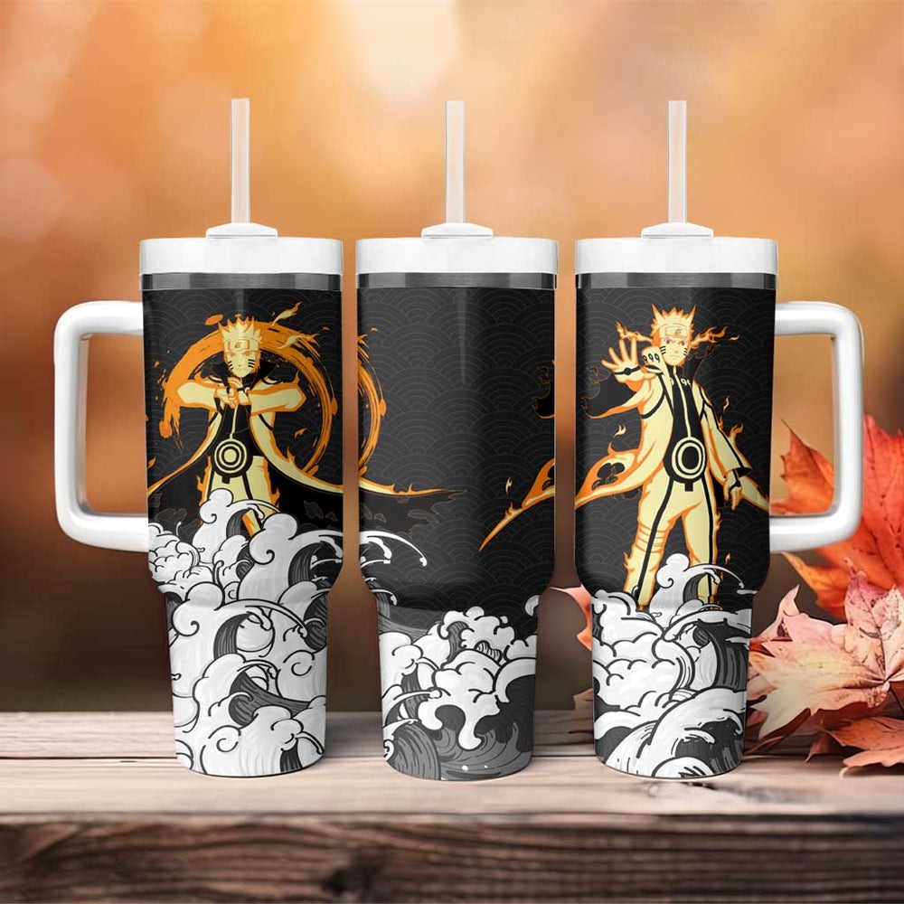 Naruto Uzumaki Bijuu Japanese Kanagawa - Naruto Tumbler With Handle Anime Japan Style TS04 Naruto Uzumaki Bijuu Japanese Kanagawa - Naruto Tumbler With Handle Anime Japan Style TS04