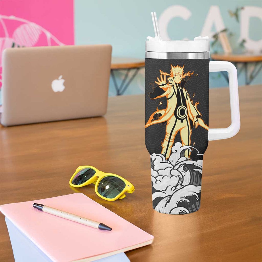 Naruto Uzumaki Bijuu Japanese Kanagawa - Naruto Tumbler With Handle Anime Japan Style TS04 Naruto Uzumaki Bijuu Japanese Kanagawa - Naruto Tumbler With Handle Anime Japan Style TS04