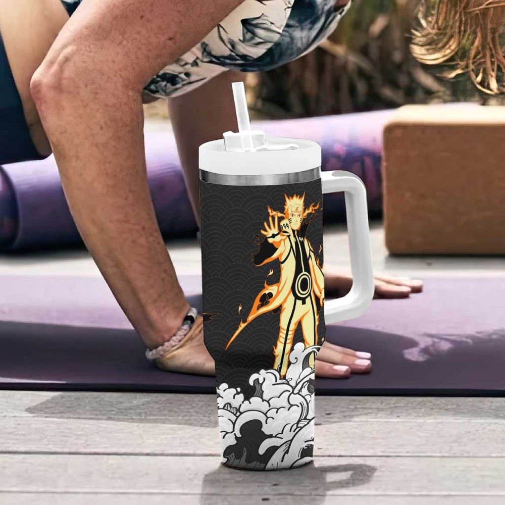 Naruto Uzumaki Bijuu Japanese Kanagawa - Naruto Tumbler With Handle Anime Japan Style TS04 Naruto Uzumaki Bijuu Japanese Kanagawa - Naruto Tumbler With Handle Anime Japan Style TS04