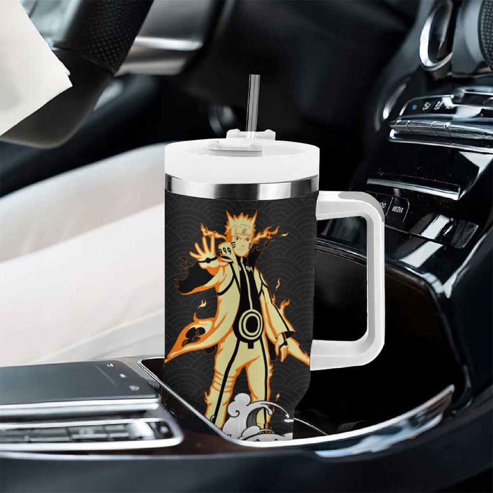 Naruto Uzumaki Bijuu Japanese Kanagawa - Naruto Tumbler With Handle Anime Japan Style TS04 Naruto Uzumaki Bijuu Japanese Kanagawa - Naruto Tumbler With Handle Anime Japan Style TS04
