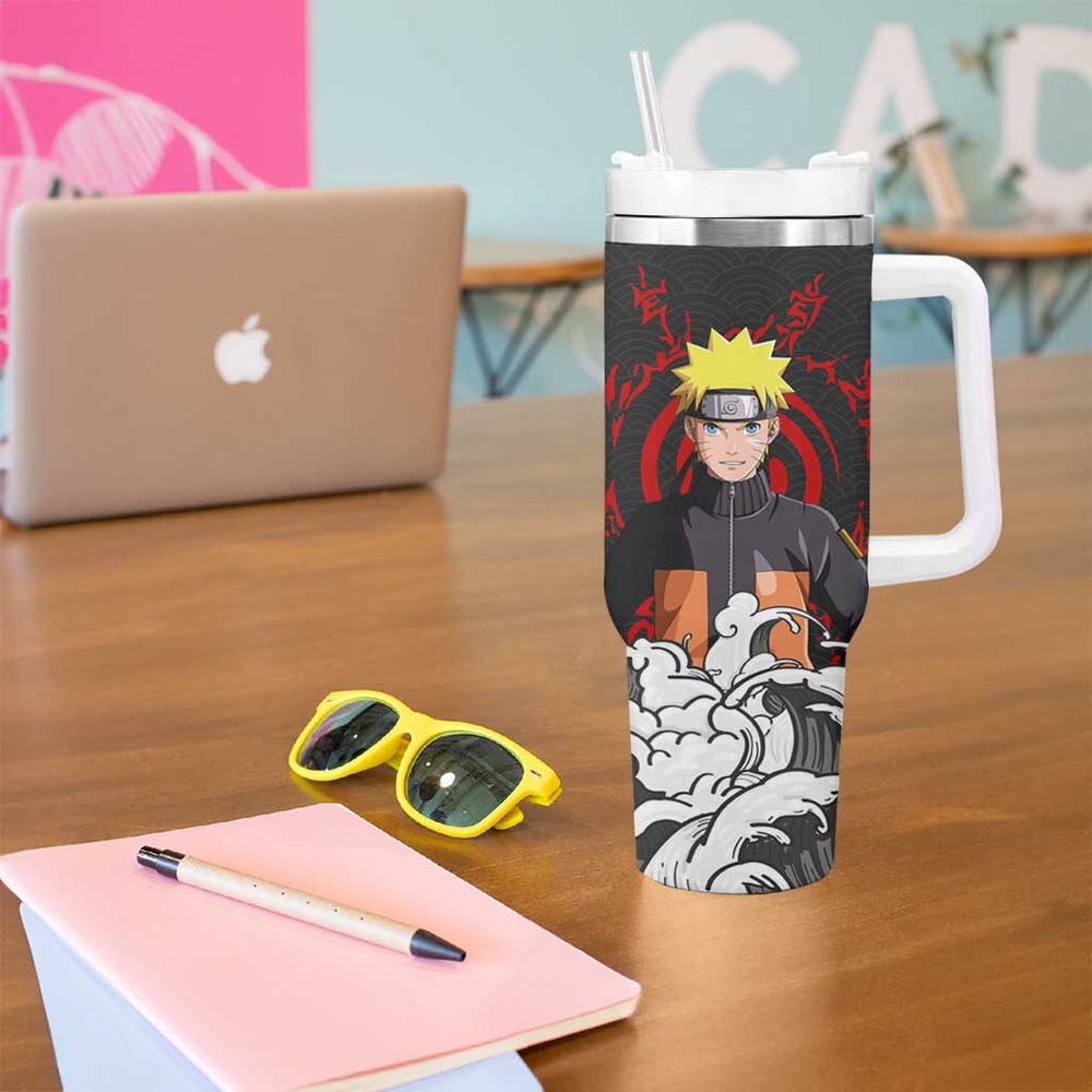 Naruto Uzumaki Japanese Kanagawa - Naruto Tumbler With Handle Anime Japan Style TS04 Naruto Uzumaki Japanese Kanagawa - Naruto Tumbler With Handle Anime Japan Style TS04