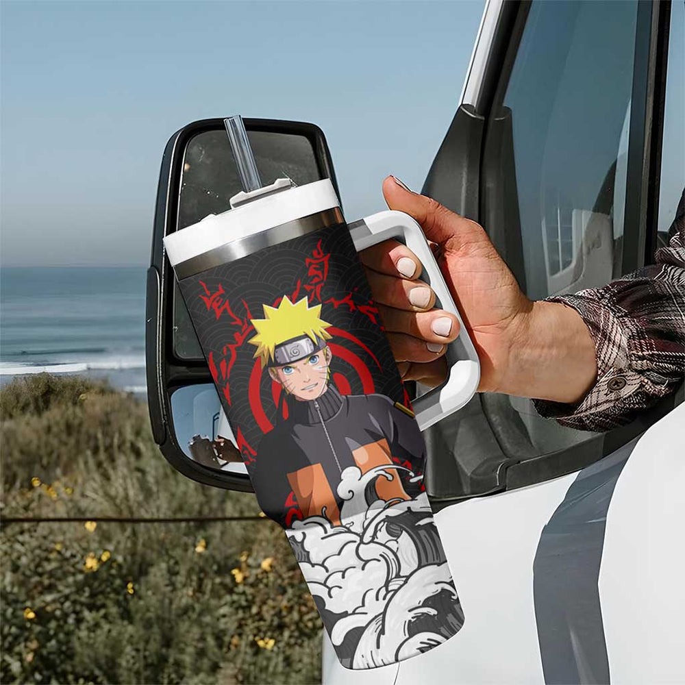 Naruto Uzumaki Japanese Kanagawa - Naruto Tumbler With Handle Anime Japan Style TS04 Naruto Uzumaki Japanese Kanagawa - Naruto Tumbler With Handle Anime Japan Style TS04