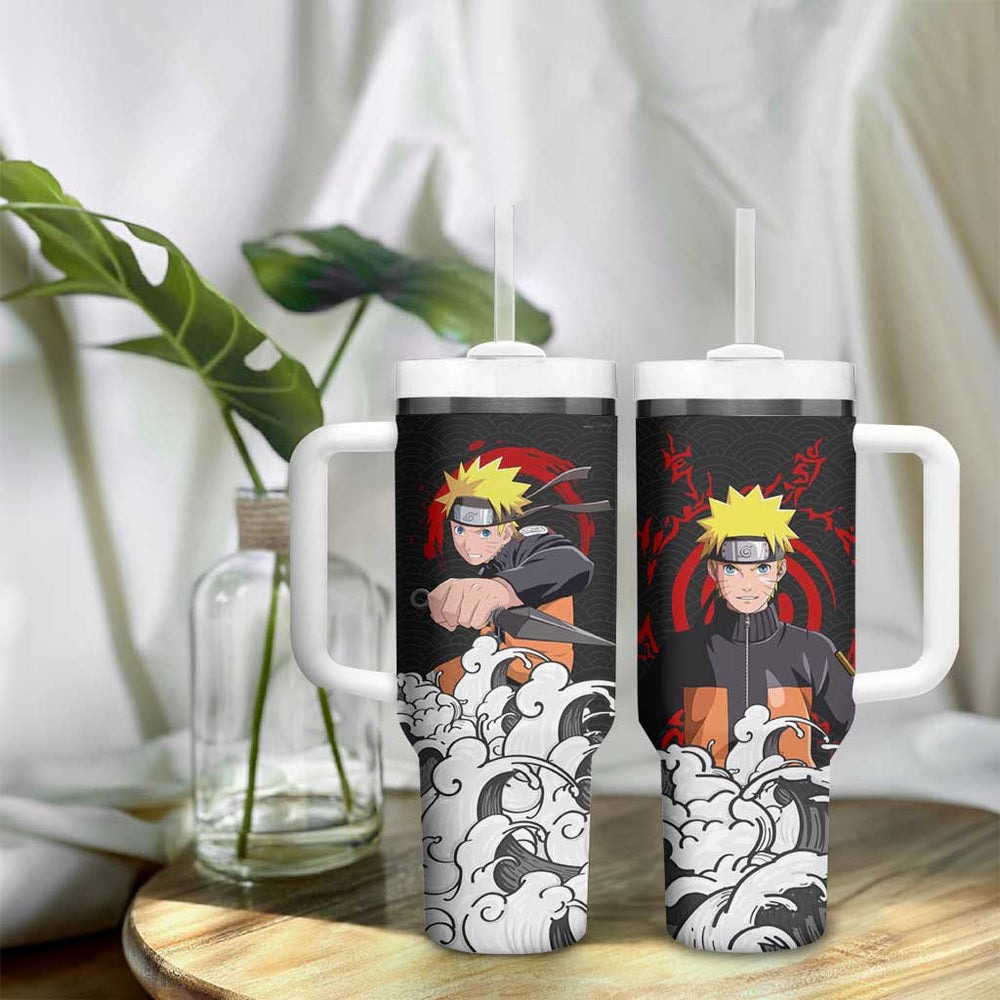 Naruto Uzumaki Japanese Kanagawa - Naruto Tumbler With Handle Anime Japan Style TS04 Naruto Uzumaki Japanese Kanagawa - Naruto Tumbler With Handle Anime Japan Style TS04