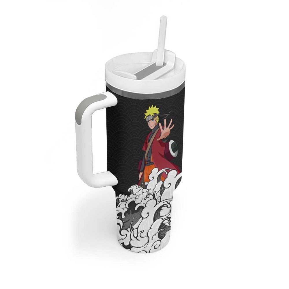 Naruto Uzumaki Sage Japanese Kanagawa - Naruto Tumbler With Handle Anime Japan Style TS04 Naruto Uzumaki Sage Japanese Kanagawa - Naruto Tumbler With Handle Anime Japan Style TS04