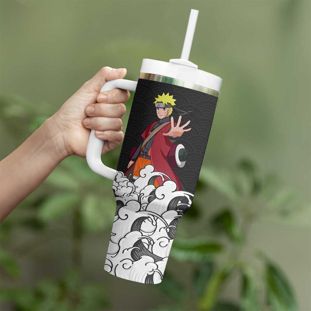 Naruto Uzumaki Sage Japanese Kanagawa - Naruto Tumbler With Handle Anime Japan Style TS04 Naruto Uzumaki Sage Japanese Kanagawa - Naruto Tumbler With Handle Anime Japan Style TS04