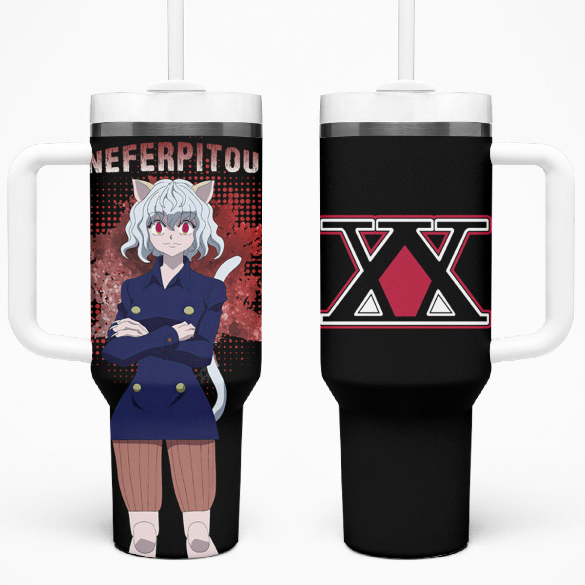 Neferpitou Hunter X Hunter Tumbler With Handle Anime Style TS04