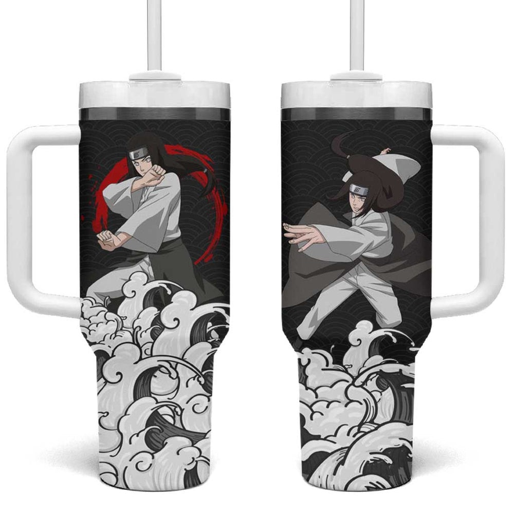 Neji Hyuga Japanese Kanagawa - Naruto Tumbler With Handle Anime Japan Style TS04 Neji Hyuga Japanese Kanagawa - Naruto Tumbler With Handle Anime Japan Style TS04