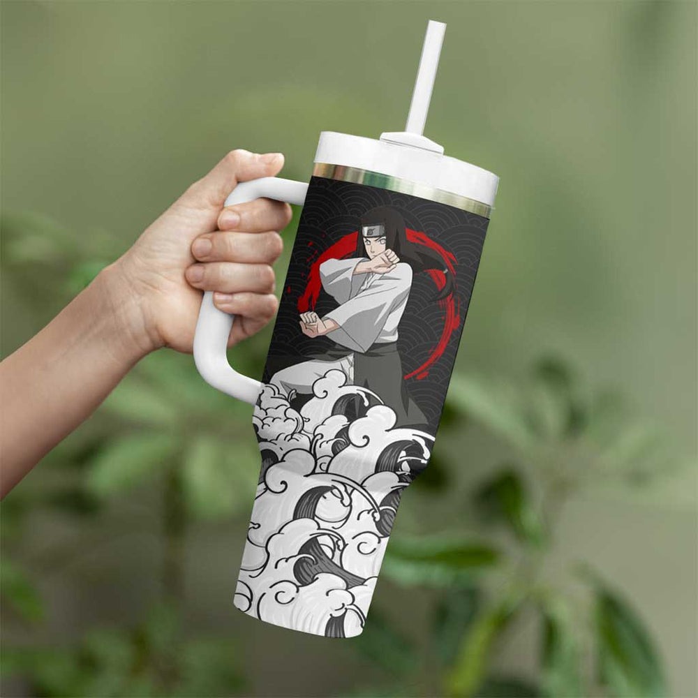 Neji Hyuga Japanese Kanagawa - Naruto Tumbler With Handle Anime Japan Style TS04 Neji Hyuga Japanese Kanagawa - Naruto Tumbler With Handle Anime Japan Style TS04