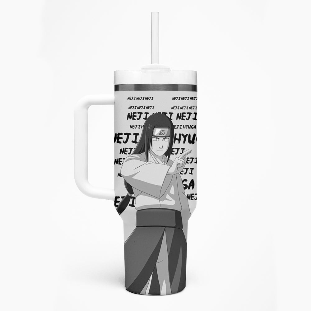 Neji Hyuga Tumbler With Handle Style Manga TS04 Neji Hyuga Tumbler With Handle Style Manga TS04