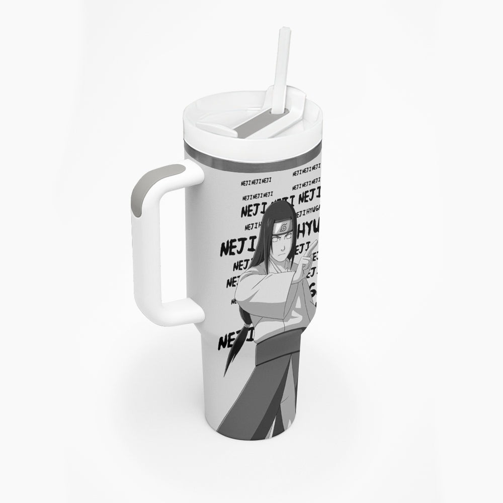 Neji Hyuga Tumbler With Handle Style Manga TS04 Neji Hyuga Tumbler With Handle Style Manga TS04