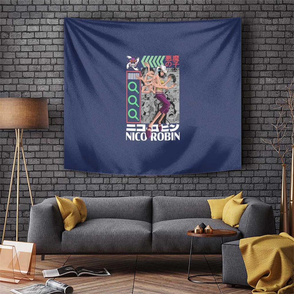 Nico Robin - Straw Hat Team - One Piece Tapestry Anime Style TS04 Nico Robin - Straw Hat Team - One Piece Tapestry Anime Style TS04