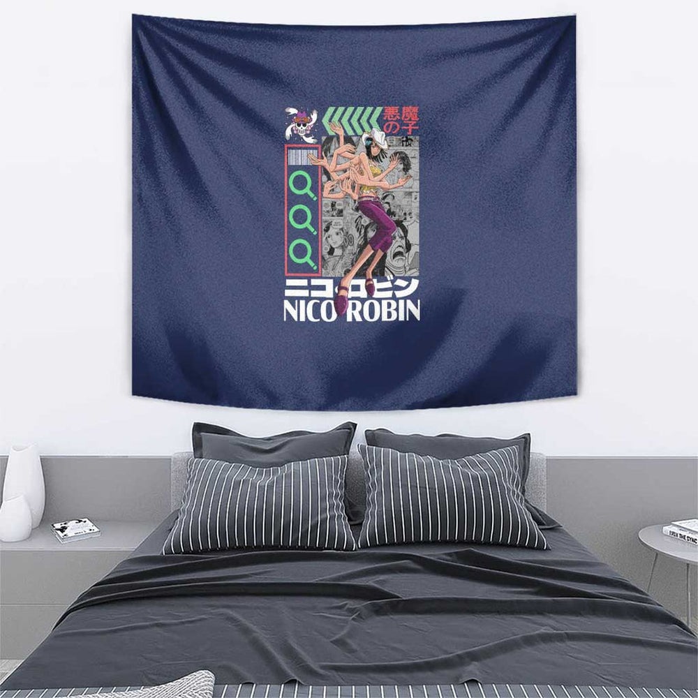 Nico Robin - Straw Hat Team - One Piece Tapestry Anime Style TS04 Nico Robin - Straw Hat Team - One Piece Tapestry Anime Style TS04