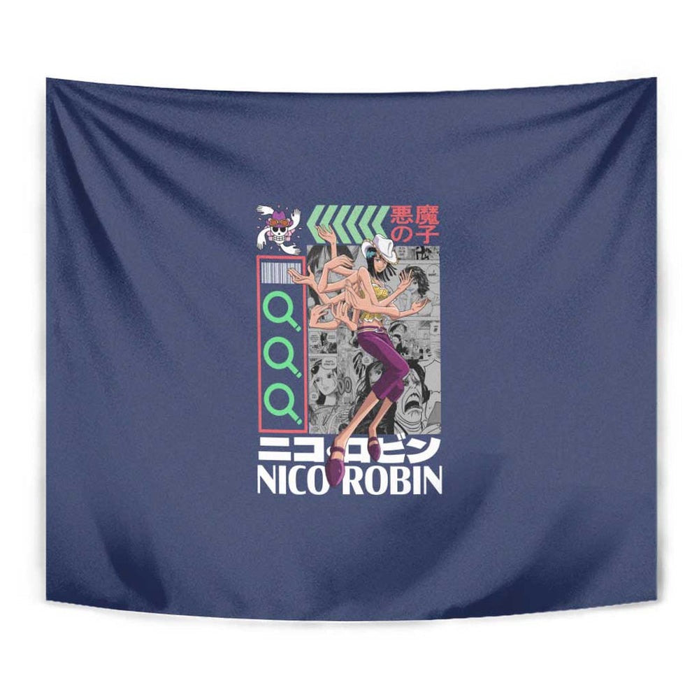 Nico Robin - Straw Hat Team - One Piece Tapestry Anime Style TS04 Nico Robin - Straw Hat Team - One Piece Tapestry Anime Style TS04