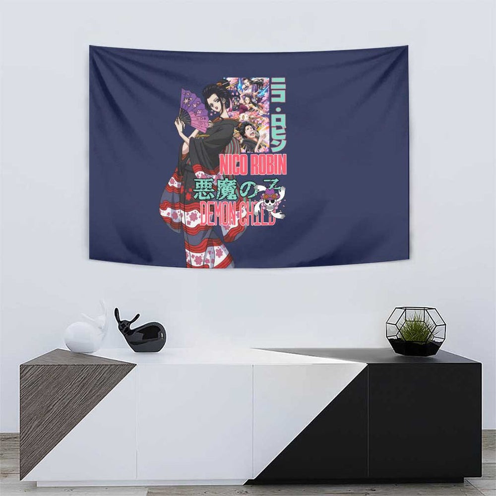 Nico Robin V2 One Piece Tumbler With Handle Anime Style TS04 Nico Robin V2 One Piece Tumbler With Handle Anime Style TS04