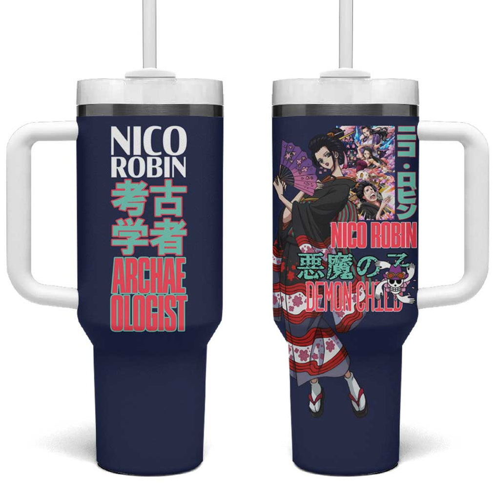 Nico Robin V2 One Piece Tumbler With Handle Anime Style TS04