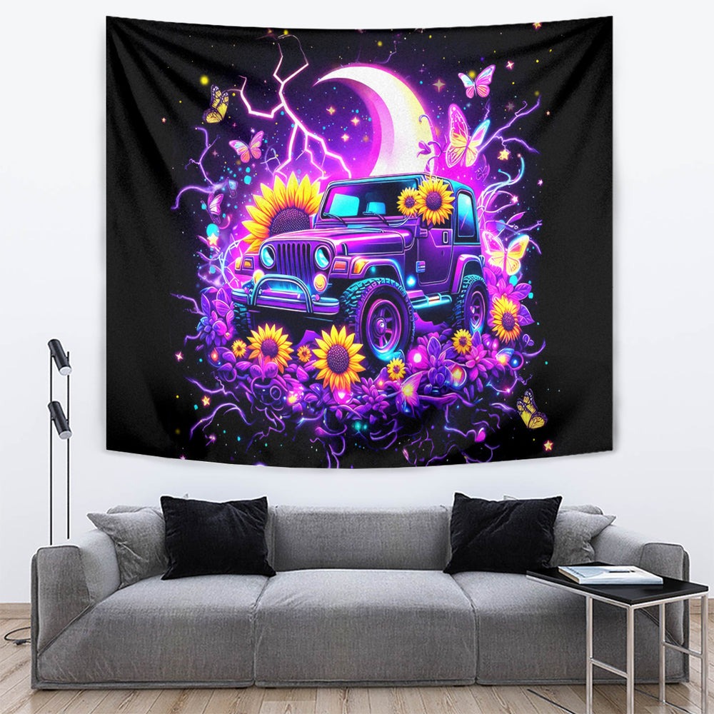 Nigh Jeep Tapestry Jeep Girls Are Sunshine Mixed With A Little Hurricane DT01 Nigh Jeep Tapestry Jeep Girls Are Sunshine Mixed With A Little Hurricane DT01