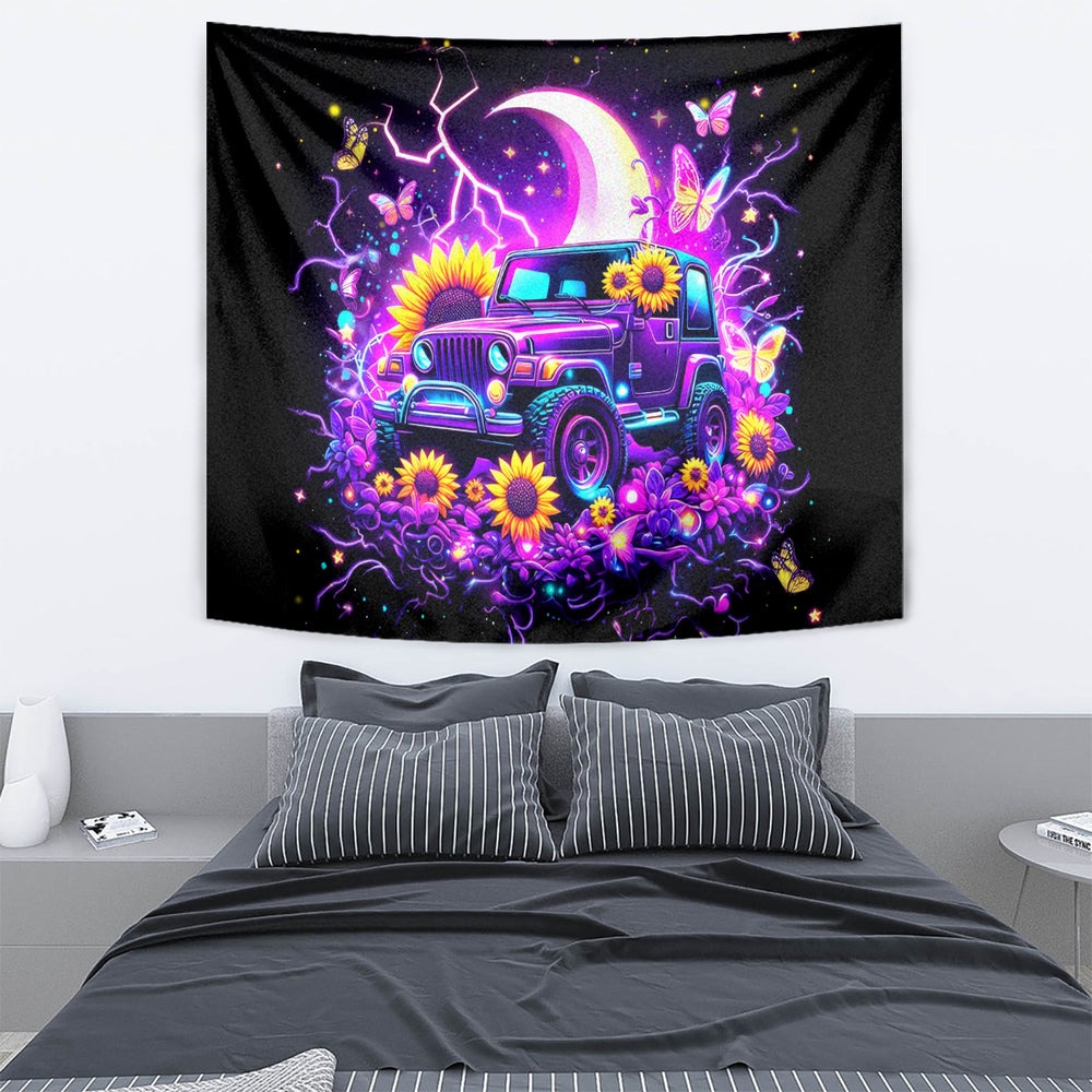 Nigh Jeep Tapestry Jeep Girls Are Sunshine Mixed With A Little Hurricane DT01 Nigh Jeep Tapestry Jeep Girls Are Sunshine Mixed With A Little Hurricane DT01