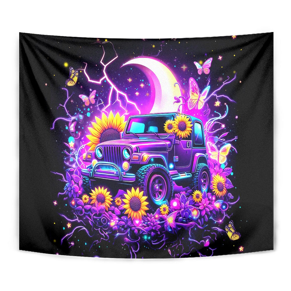 Nigh Jeep Tapestry Jeep Girls Are Sunshine Mixed With A Little Hurricane DT01 Nigh Jeep Tapestry Jeep Girls Are Sunshine Mixed With A Little Hurricane DT01