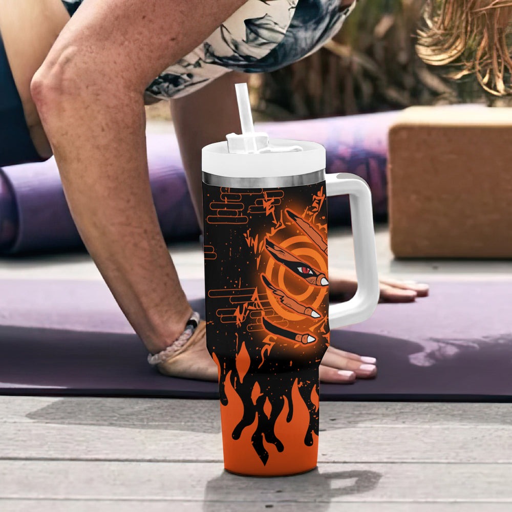 Nine Tailed Beasts Kurama - For Fans Tumbler With Handle TS0 Nine Tailed Beasts Kurama - For Fans Tumbler With Handle TS0