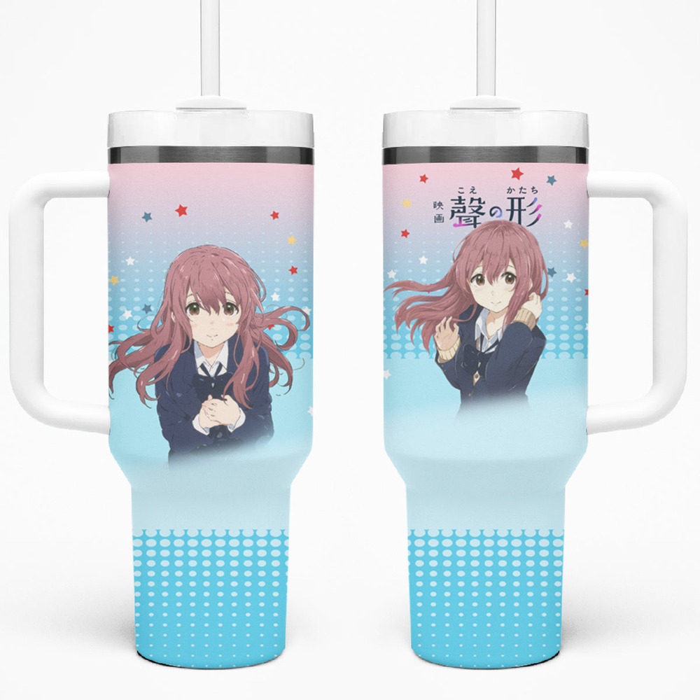 Nishimiya Shouko Tumbler With Handle A Slient Voice TS04 Nishimiya Shouko Tumbler With Handle A Slient Voice TS04