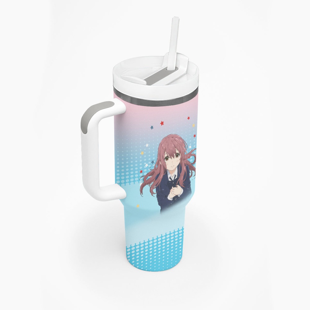 Nishimiya Shouko Tumbler With Handle A Slient Voice TS04 Nishimiya Shouko Tumbler With Handle A Slient Voice TS04