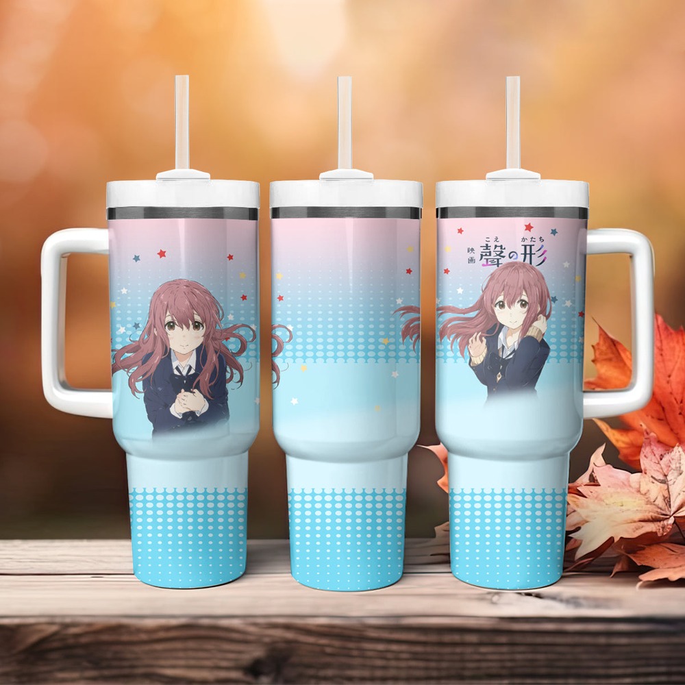 Nishimiya Shouko Tumbler With Handle A Slient Voice TS04 Nishimiya Shouko Tumbler With Handle A Slient Voice TS04