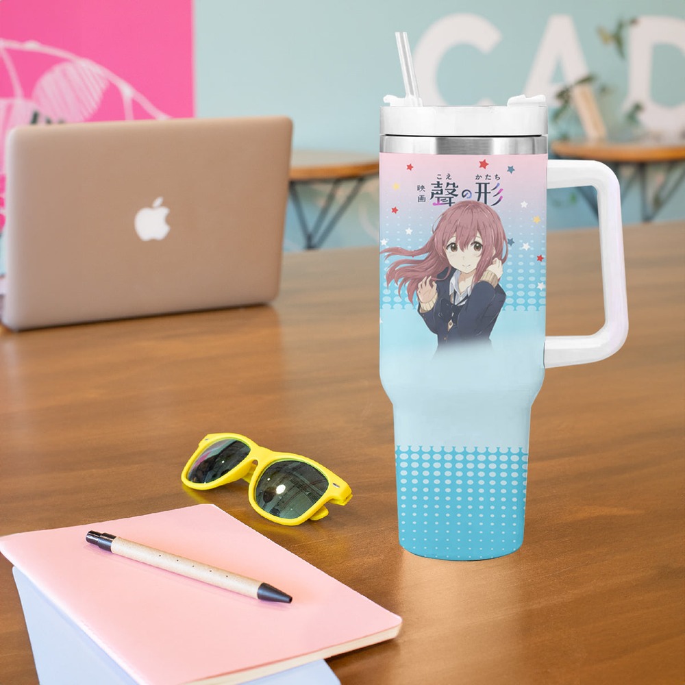 Nishimiya Shouko Tumbler With Handle A Slient Voice TS04 Nishimiya Shouko Tumbler With Handle A Slient Voice TS04