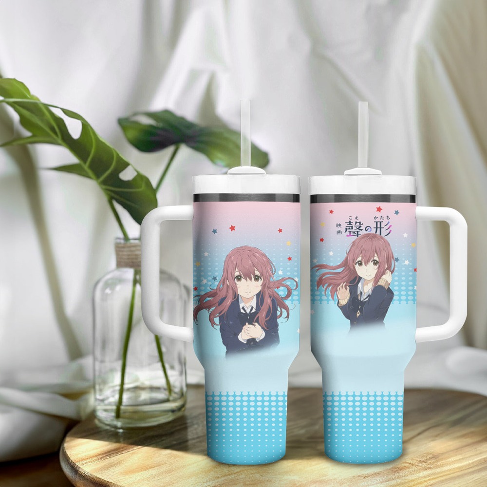 Nishimiya Shouko Tumbler With Handle A Slient Voice TS04 Nishimiya Shouko Tumbler With Handle A Slient Voice TS04