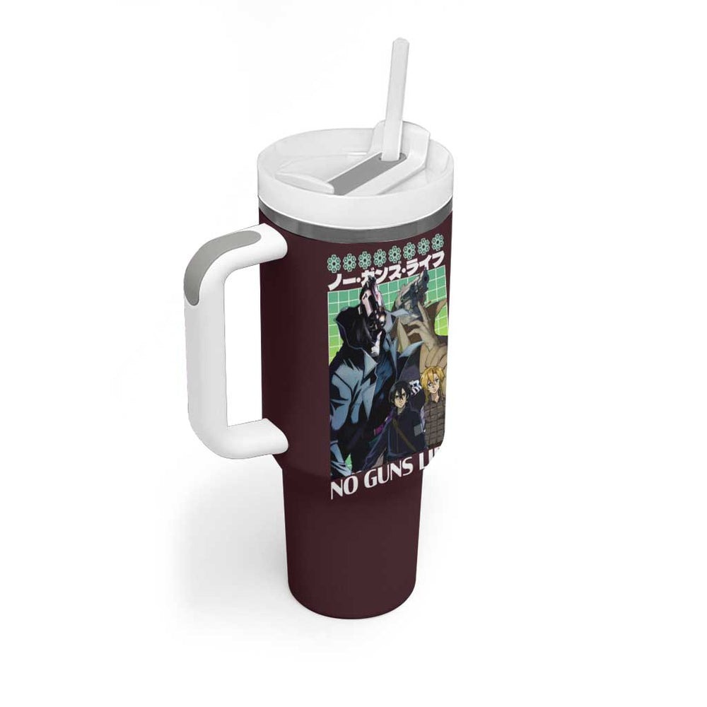 No Guns Life Tumbler With Handle Japan Anime Style TS04 No Guns Life Tumbler With Handle Japan Anime Style TS04