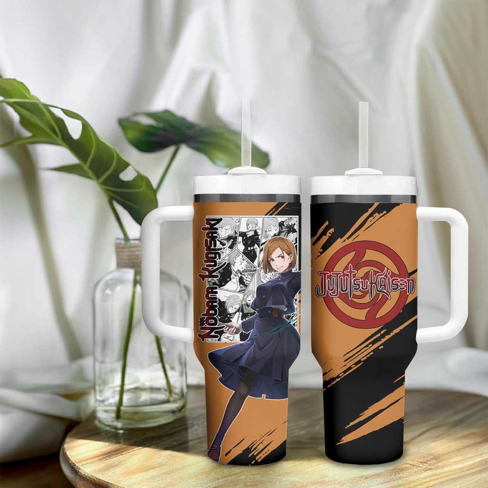 Nobara Kugisaki - Jujustu Kaisen Tumbler With Handle Anime Mix Manga Style TS04 Nobara Kugisaki - Jujustu Kaisen Tumbler With Handle Anime Mix Manga Style TS04