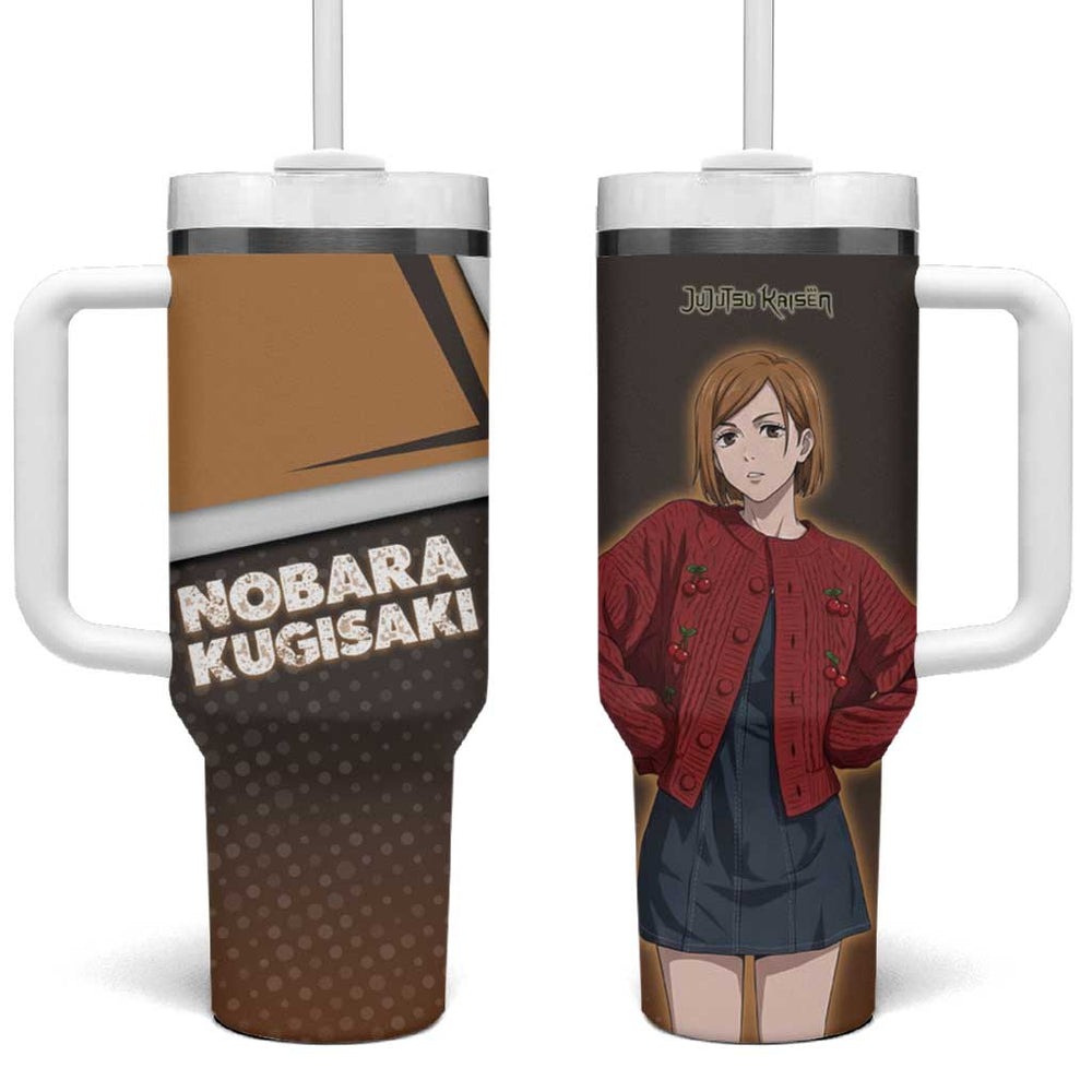 Nobara Kugisaki Tumbler With Handle Jujutsu Kaisen Casual Chic Style TS04 Nobara Kugisaki Tumbler With Handle Jujutsu Kaisen Casual Chic Style TS04