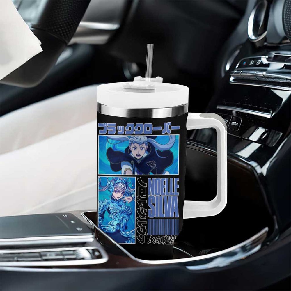 Noelle Silva - Black Clover Tumbler With Handle Anime Style TS04 Noelle Silva - Black Clover Tumbler With Handle Anime Style TS04