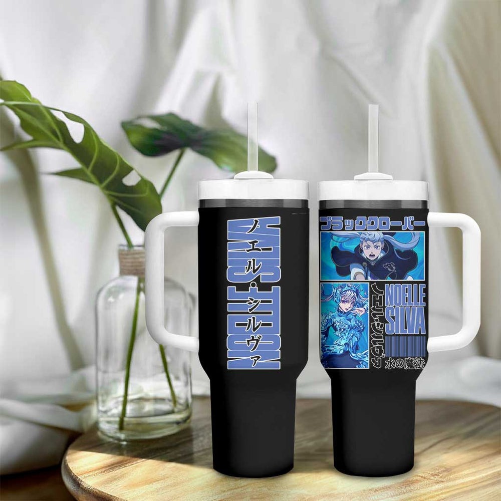 Noelle Silva - Black Clover Tumbler With Handle Anime Style TS04 Noelle Silva - Black Clover Tumbler With Handle Anime Style TS04