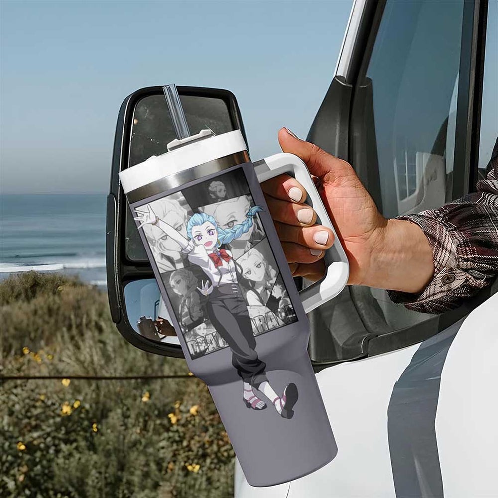 Nona - Death Parade Tumbler With Handle Anime Style TS04 Nona - Death Parade Tumbler With Handle Anime Style TS04