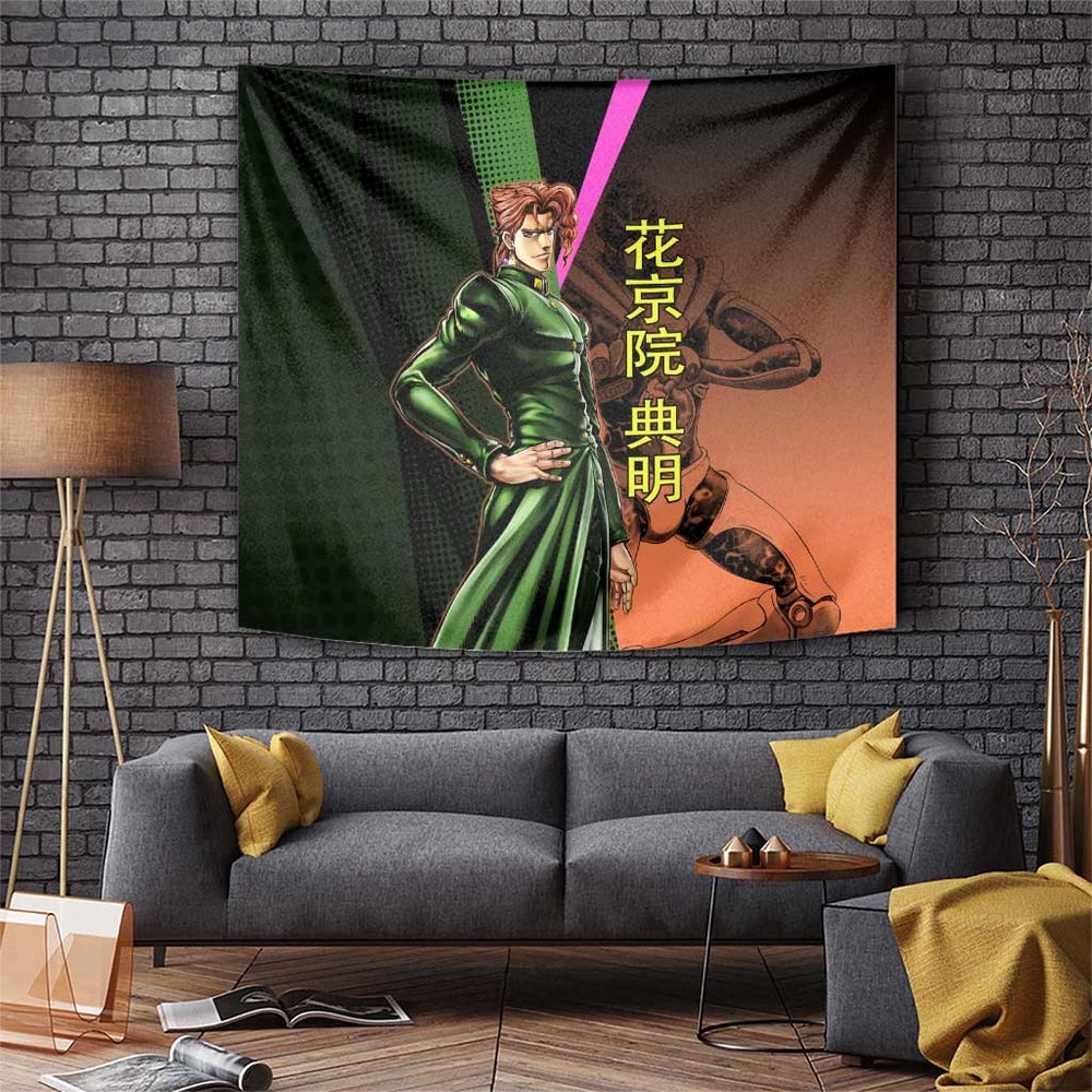 Noriaki Kakyoin JoJos Bizarre Adventure Tumbler With Handle with Hierophant Green Stand TS04 Noriaki Kakyoin JoJos Bizarre Adventure Tumbler With Handle with Hierophant Green Stand TS04