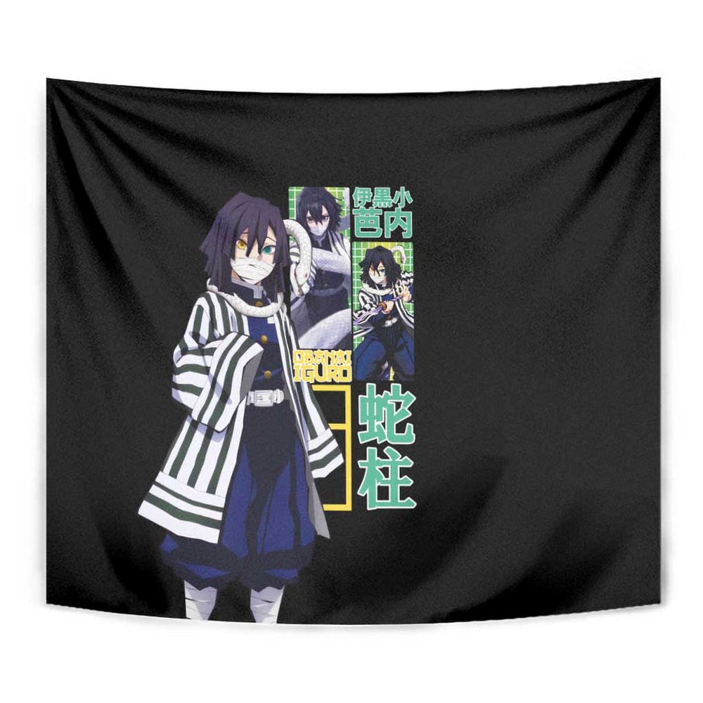 Obanai Iguro V2 Demon Slayer Tumbler With Handle Anime Style TS04 Obanai Iguro V2 Demon Slayer Tumbler With Handle Anime Style TS04