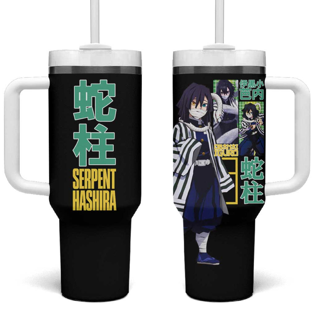 Obanai Iguro V2 Demon Slayer Tumbler With Handle Anime Style TS04