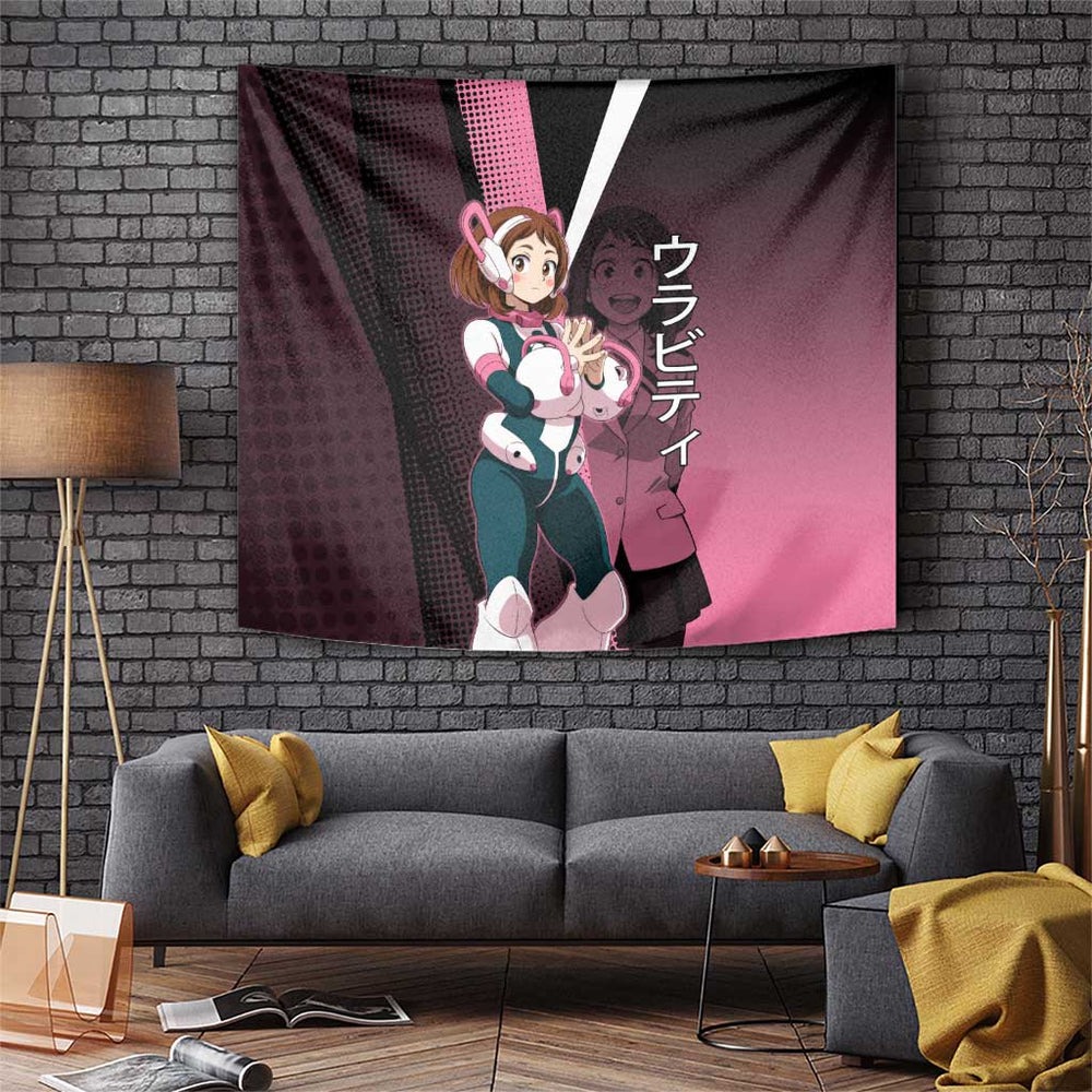 Ochaco Uraraka Uravity Tumbler With Handle Japanese Comic Book Style TS04 Ochaco Uraraka Uravity Tumbler With Handle Japanese Comic Book Style TS04