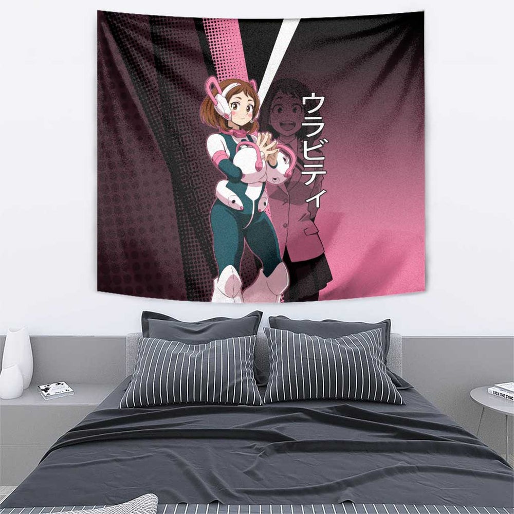 Ochaco Uraraka Uravity Tumbler With Handle Japanese Comic Book Style TS04 Ochaco Uraraka Uravity Tumbler With Handle Japanese Comic Book Style TS04